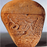 Itzamna carving