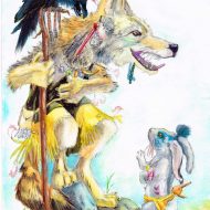 Artistic depiction of stories