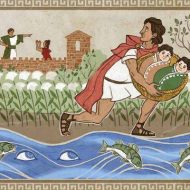 Romulus and Remus drawing