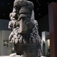 Statue side view