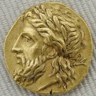Coin with face