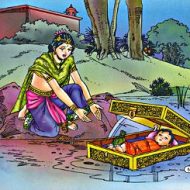 Karna with mom