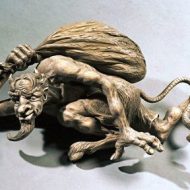 Wooden carving