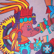 Mythlok - Tonatiuh drawing